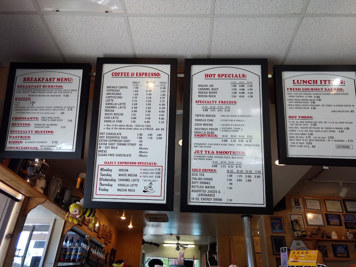Menu Buzz Thru Joe's-7