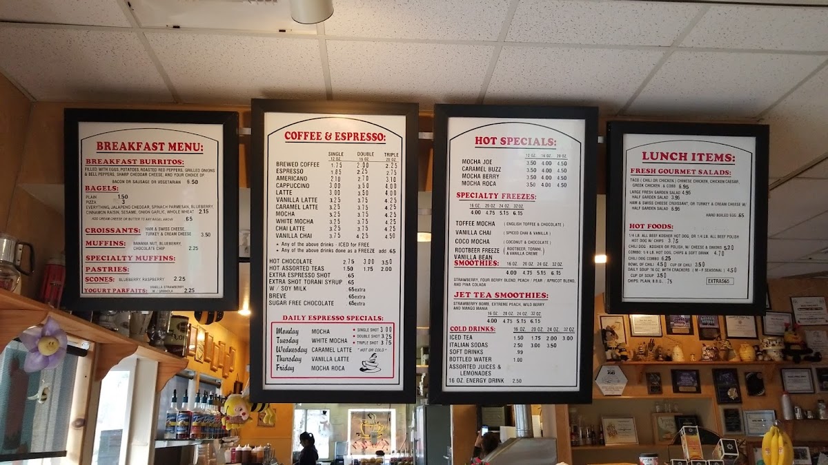 Menu Buzz Thru Joe's-8