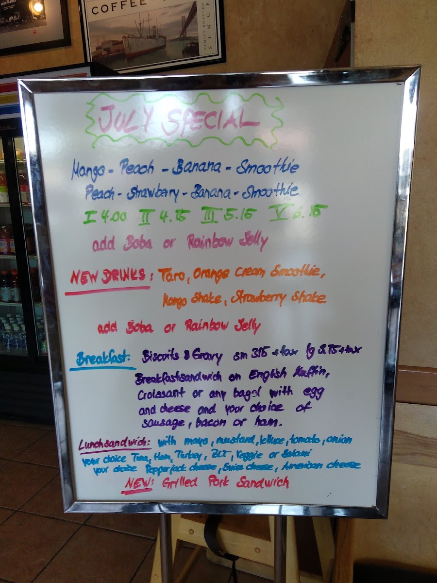 Menu Buzz Thru Joe's-9