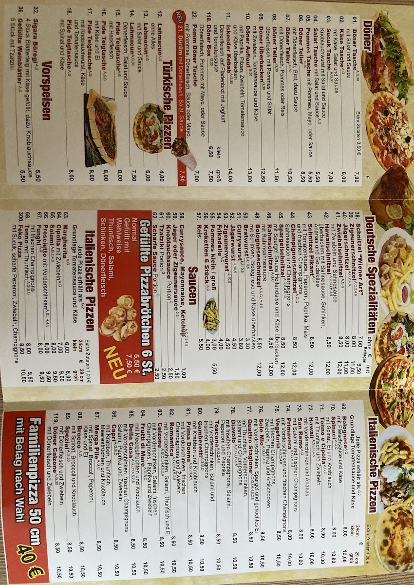 Menu By Cappa-1