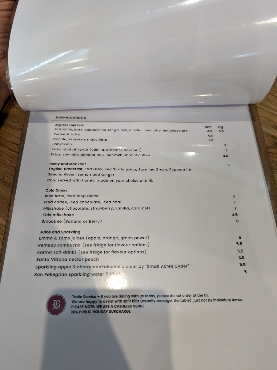Menu Byng Street Local Store-4