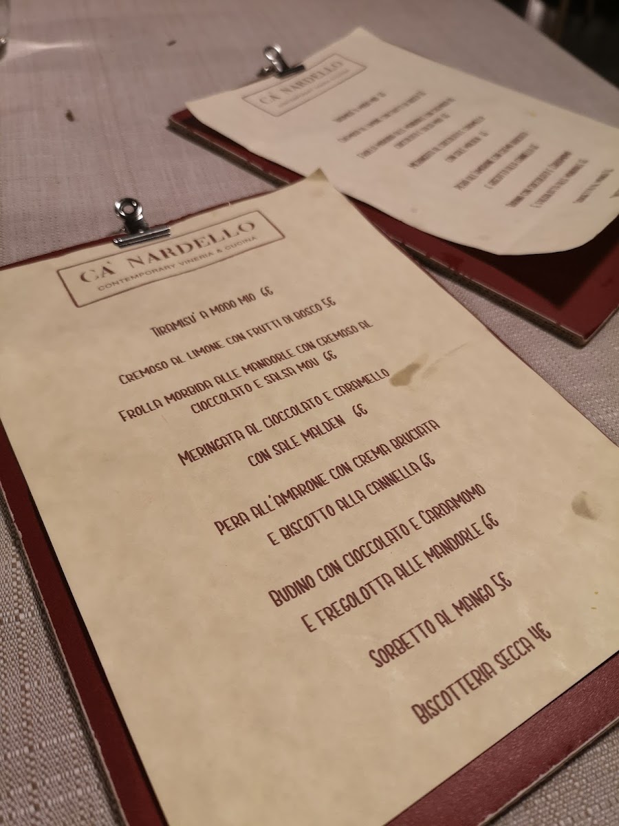 Menu Ca' Nardello - Cucina & Vineria-4
