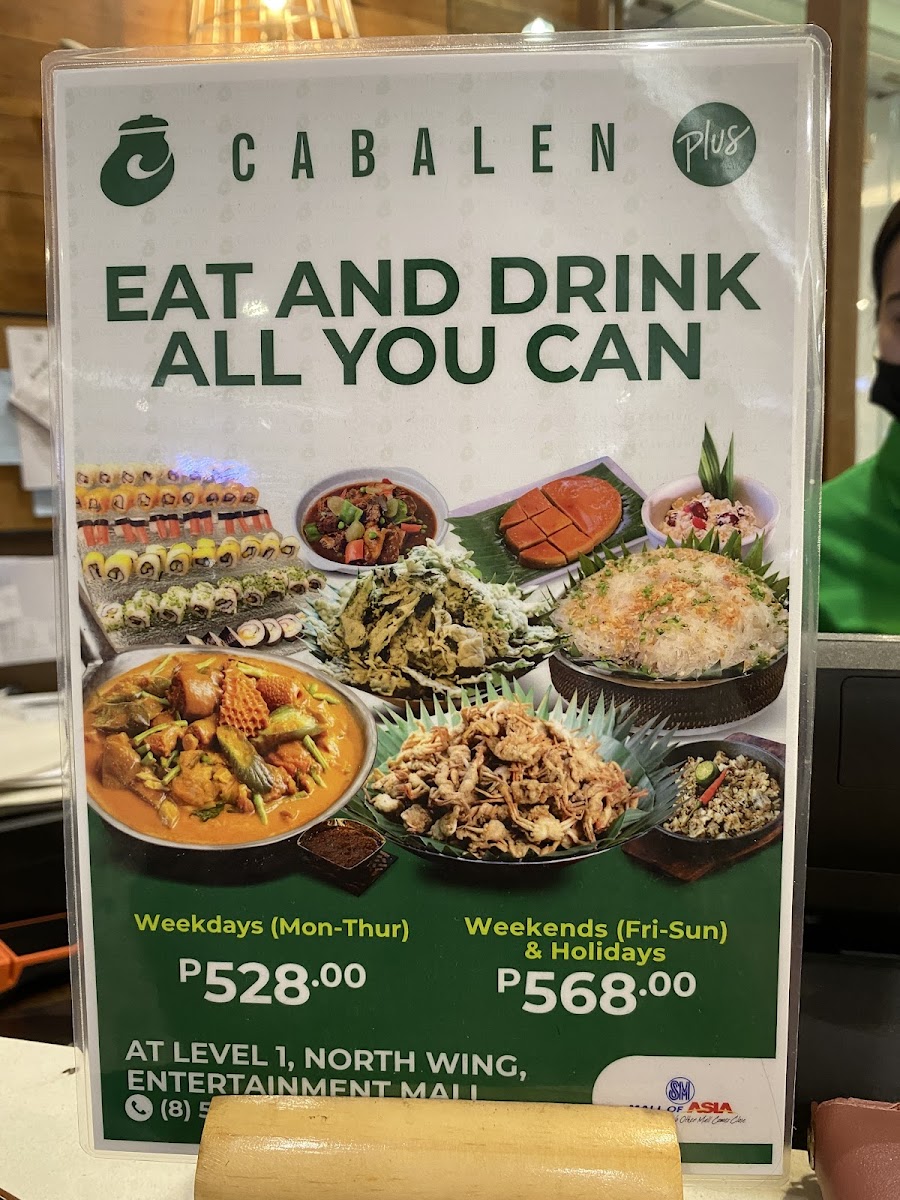 Menu Cabalen Plus | Sm Mall Of Asia-10