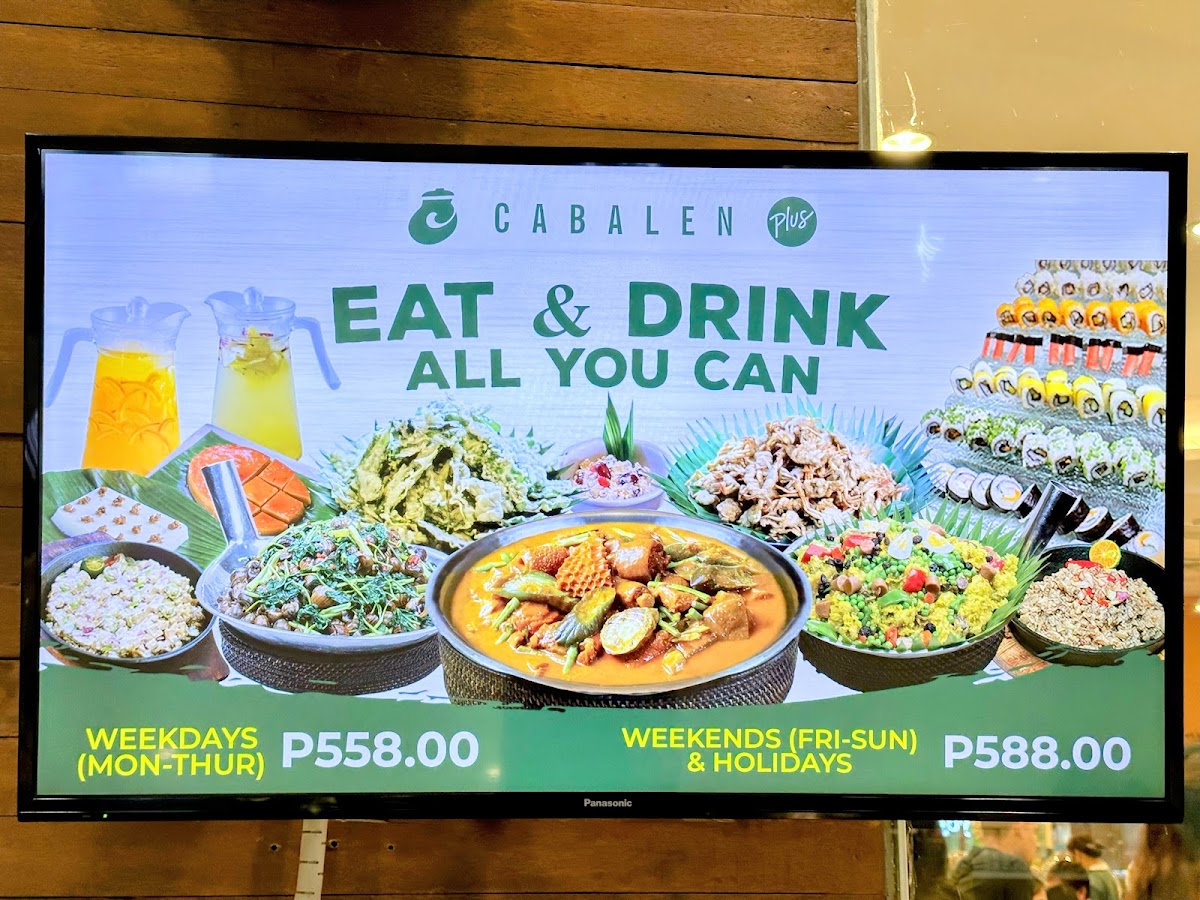 Menu Cabalen Plus | Sm Mall Of Asia-9