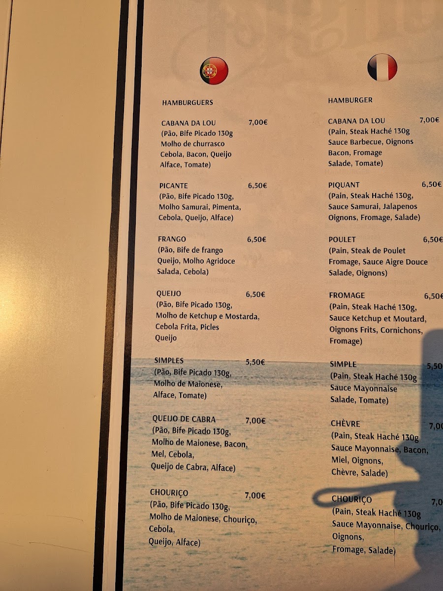 Menu Cabana Da Lou-1