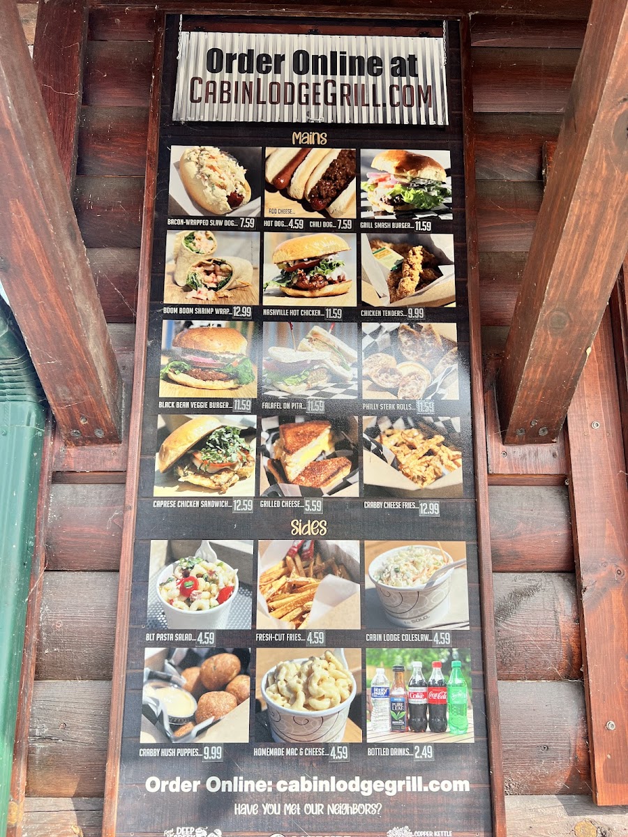Menu Cabin Lodge Grill-4