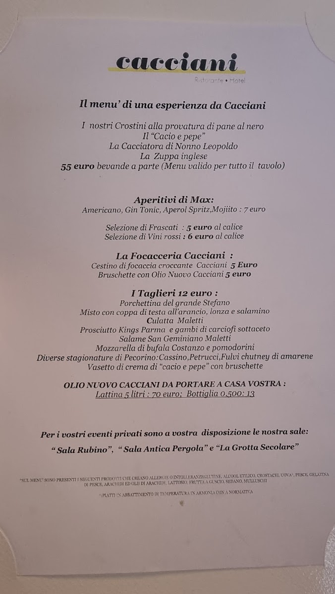 Menu Cacciani Ristorante-1