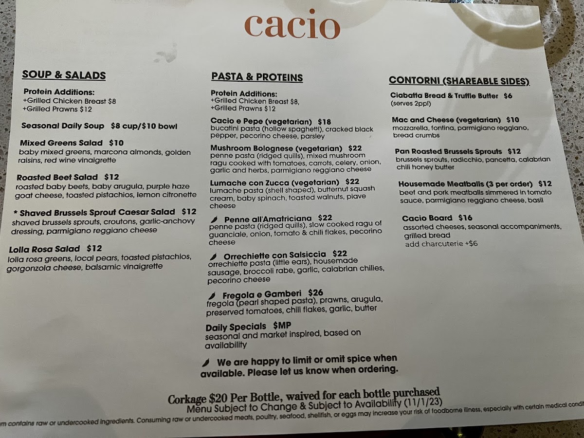 Menu Cacio-2