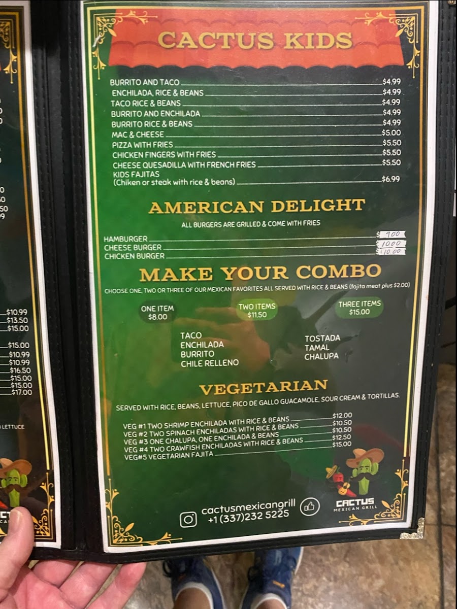Menu Cactus Mexican Grill-6