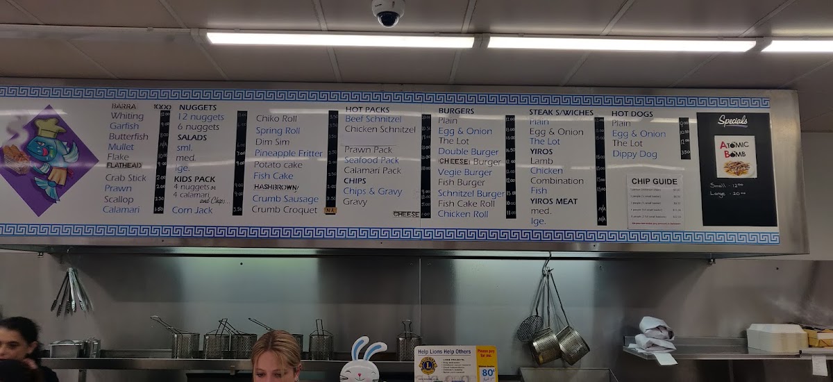 Menu Cadell Street Fish & Chips-8
