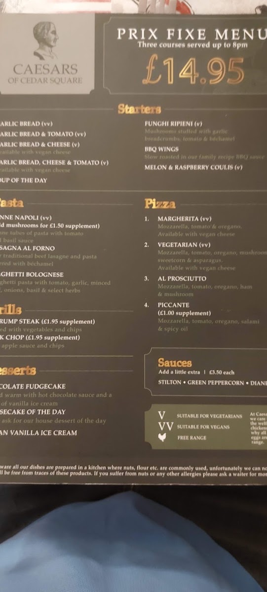 Menu Caesar's-2