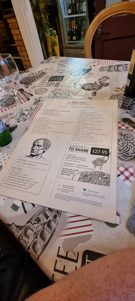 Menu Caesar's-3