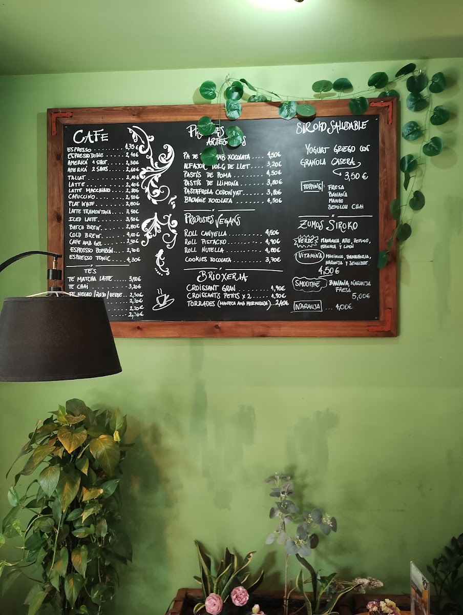 Menu Café | Siroko | Café De Especialidad-3
