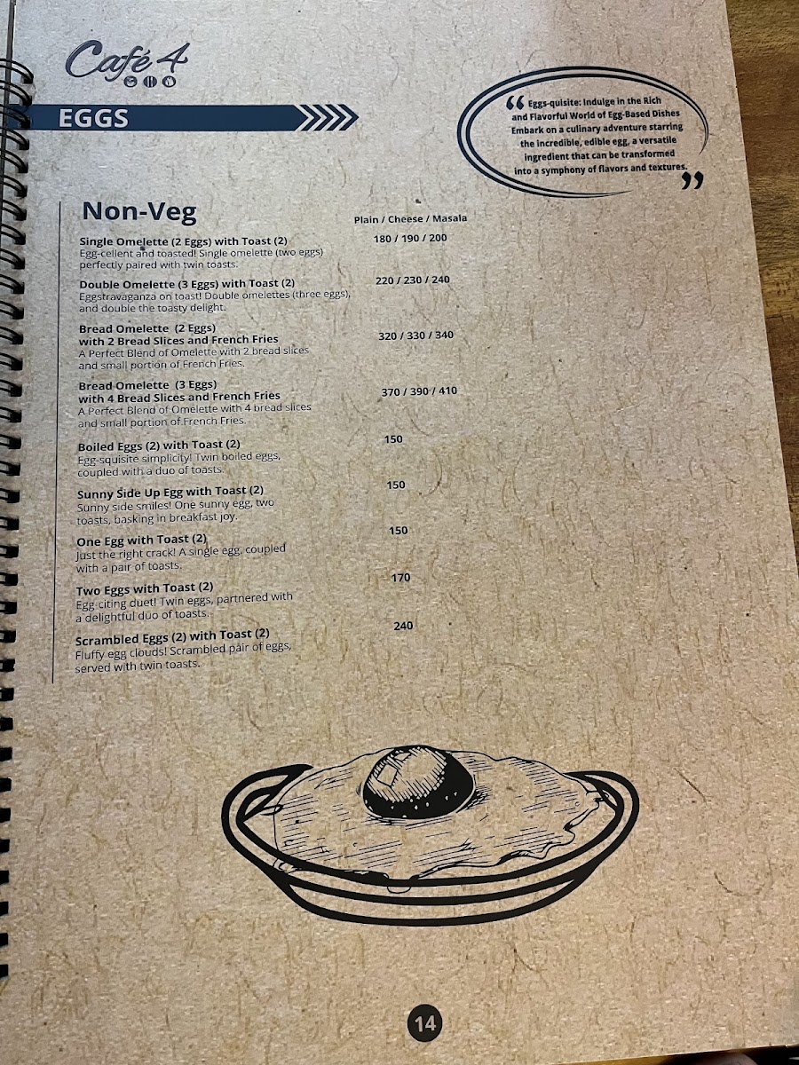 Menu Cafe 4-10