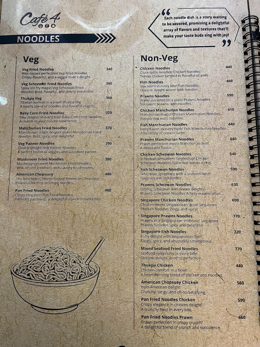 Menu Cafe 4-3