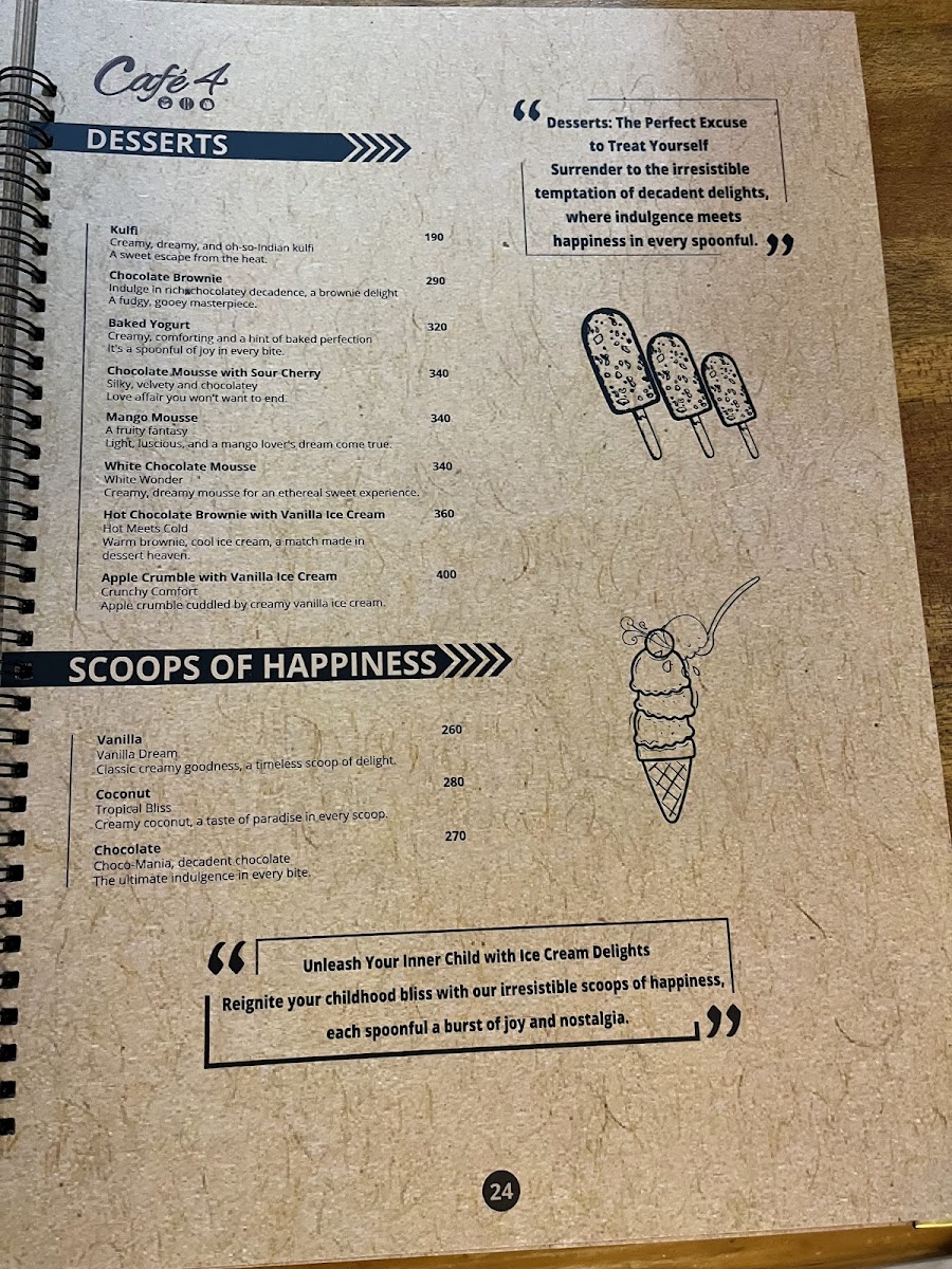 Menu Cafe 4-5