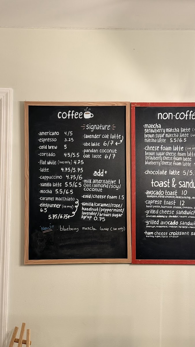 Menu Cafe 4210-6
