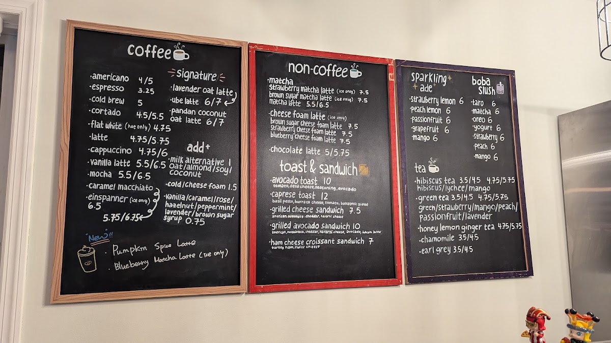 Menu Cafe 4210-8