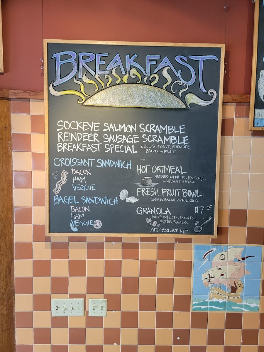 Menu Cafe 817-3