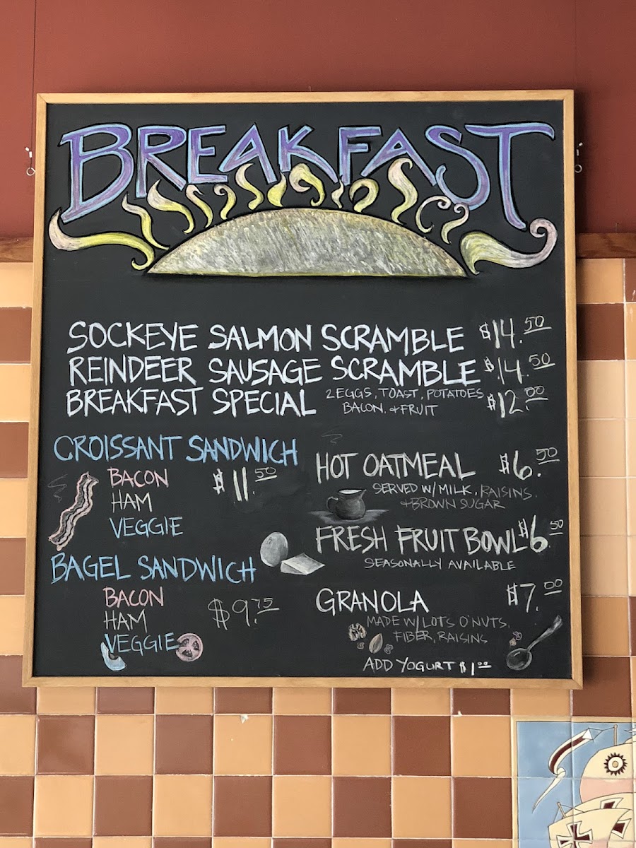 Menu Cafe 817-4