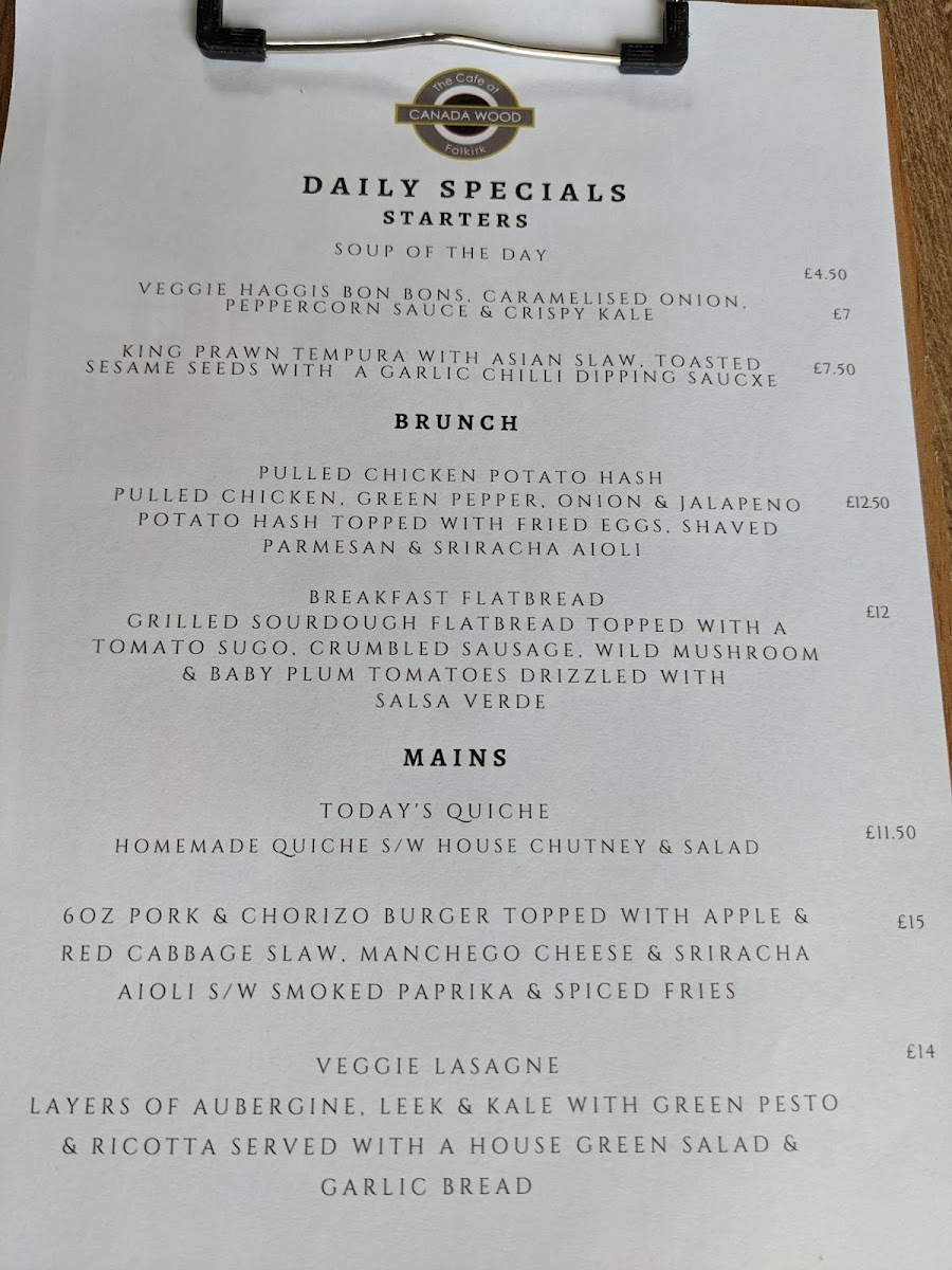 Menu Cafe At Canada Wood-10