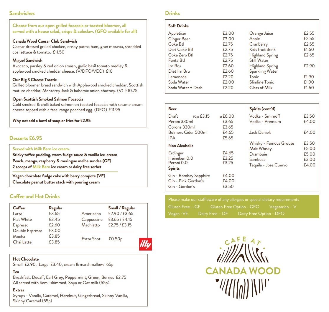 Menu Cafe At Canada Wood-3