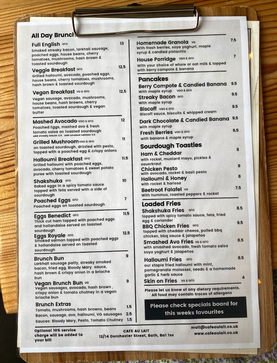 Menu Cafe Au Lait-3
