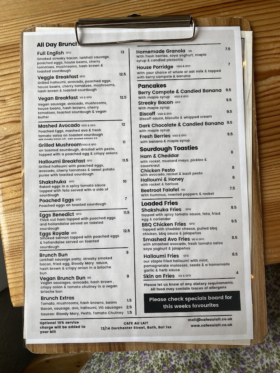 Menu Cafe Au Lait-5