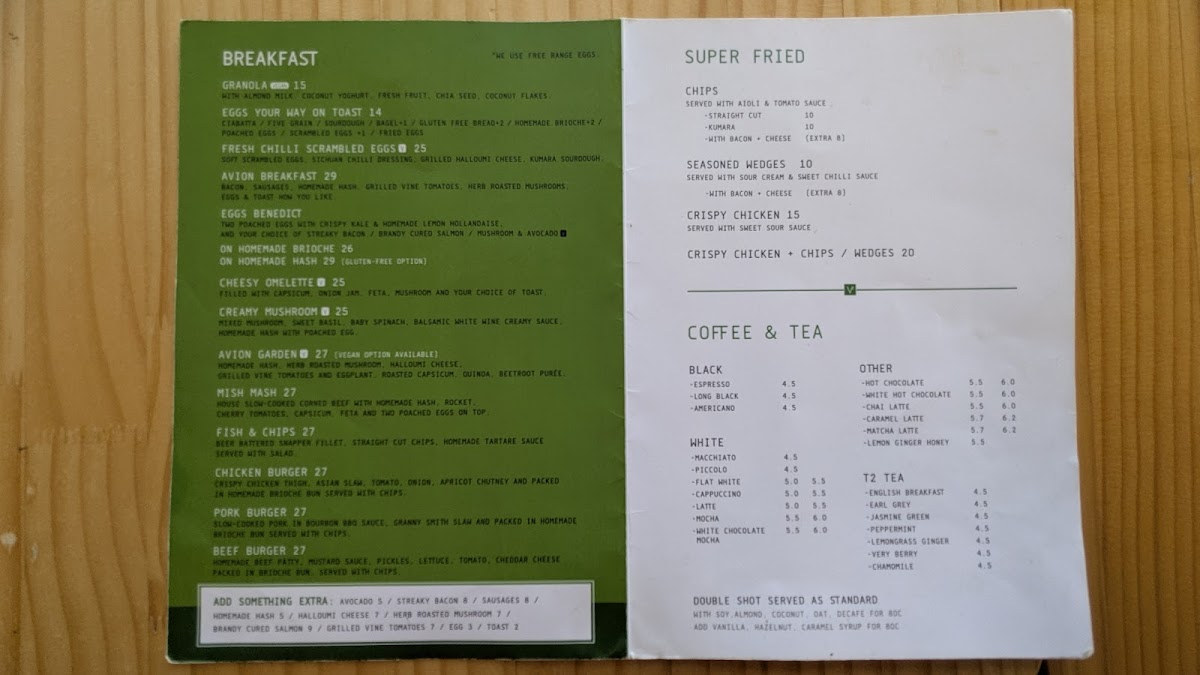 Menu Cafe Avion-1