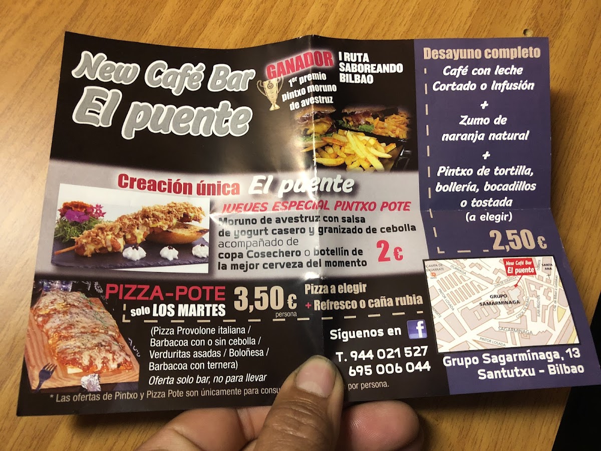 Menu Café - Bar 'el Puente'-3