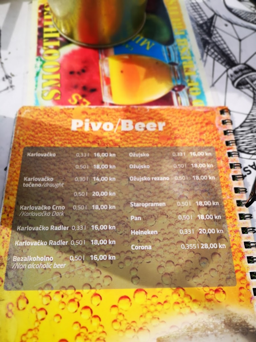 Menu Cafe Bar Mille Naves-1