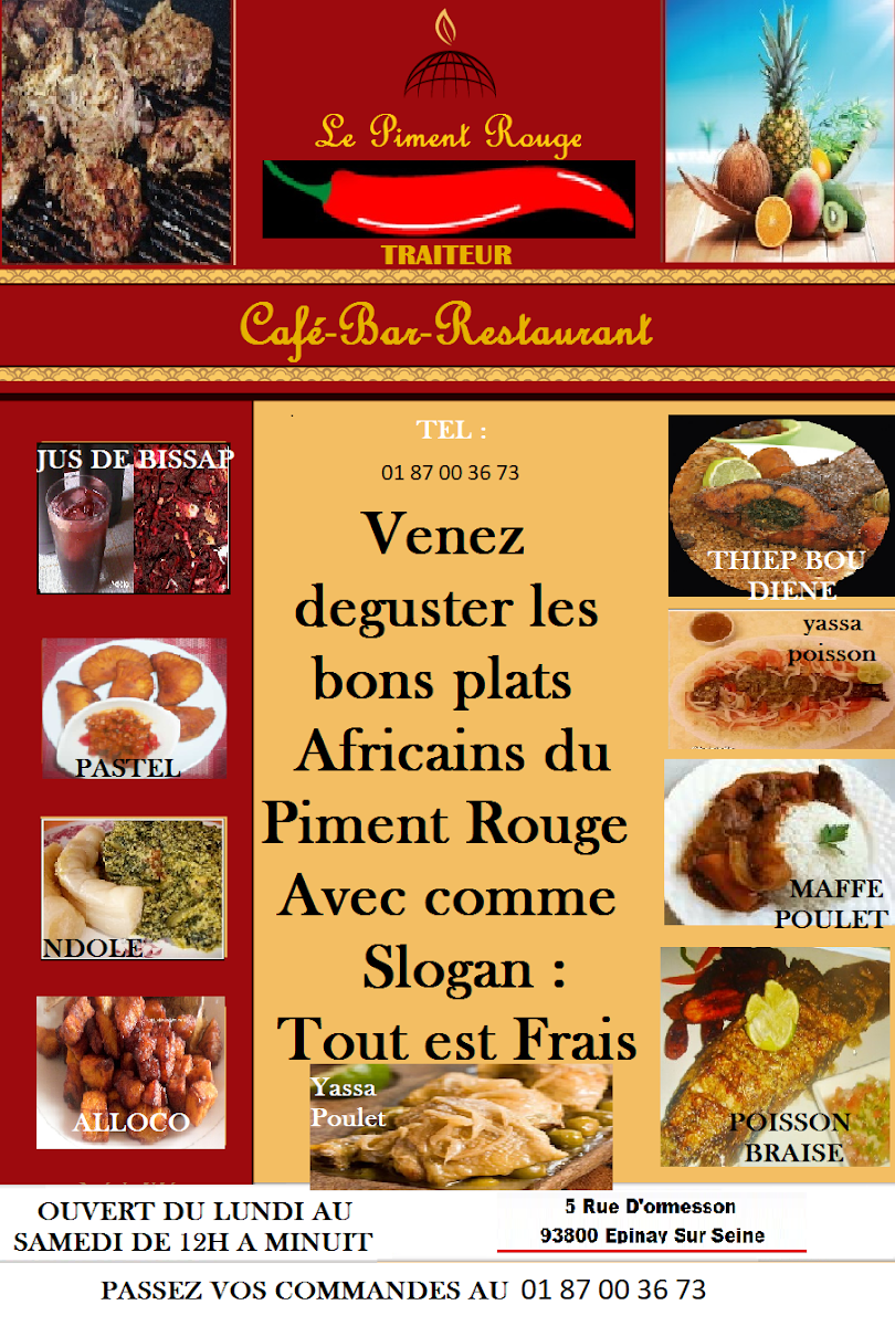Menu Café Bar Restaurant Le Piment Rouge-3