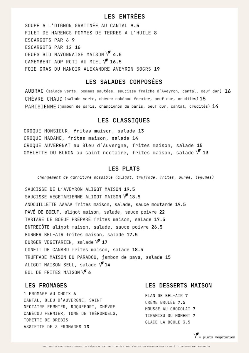Menu Café Bel-Air-3
