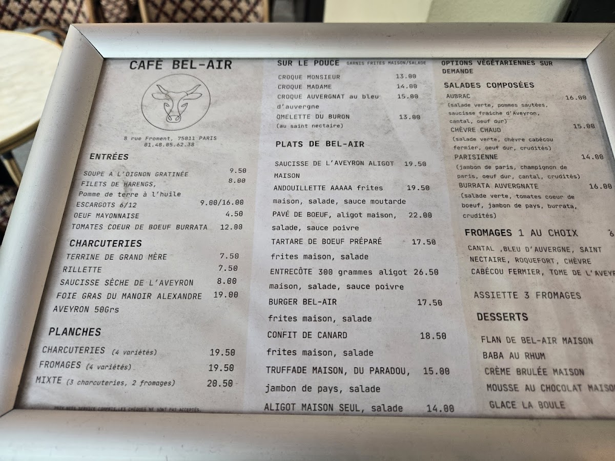 Menu Café Bel-Air-4