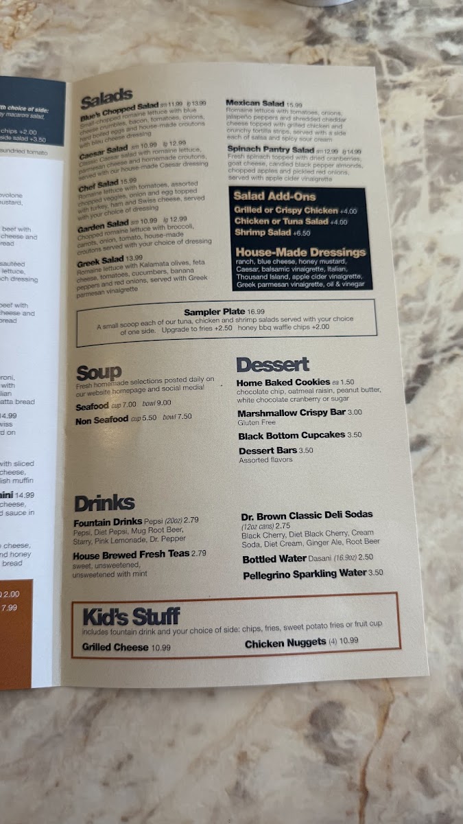 Menu Café Blue-4