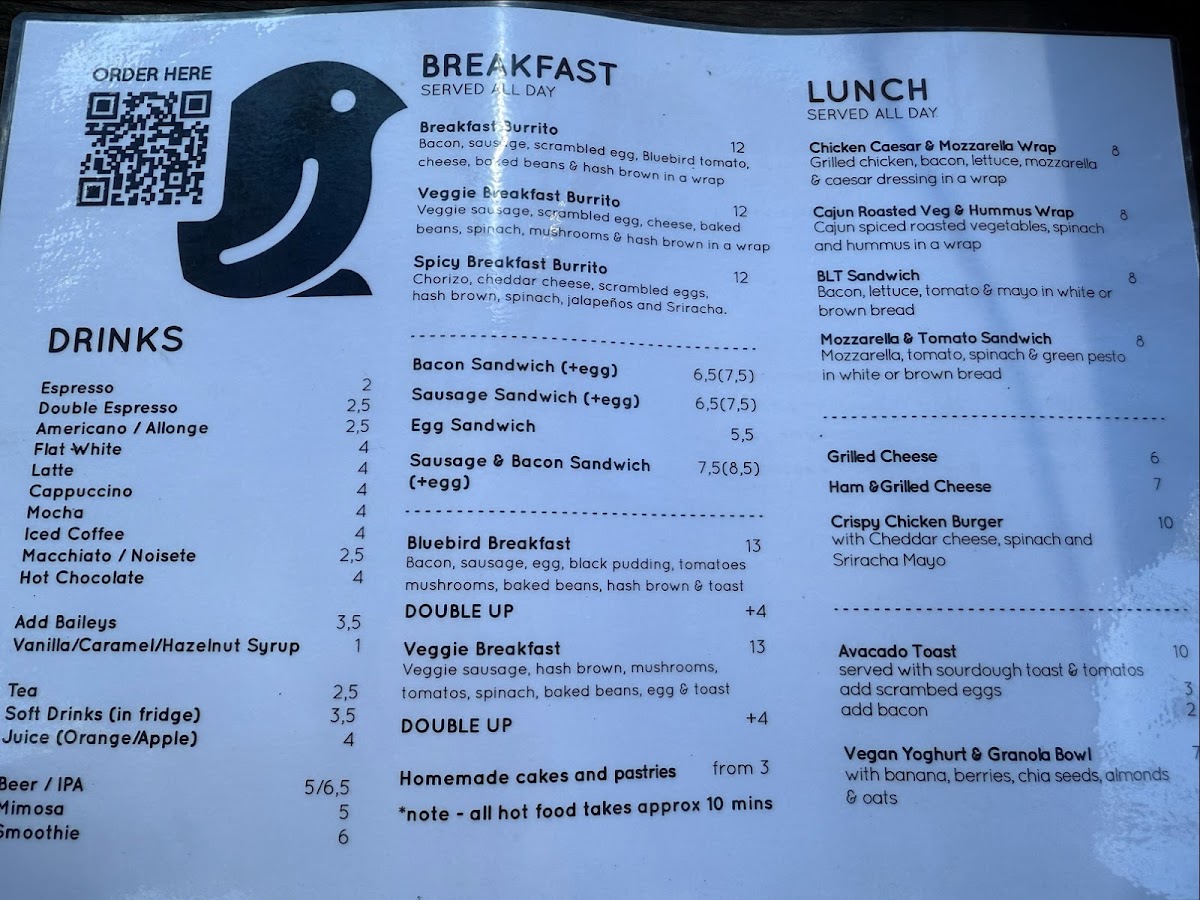 Menu Café Bluebird Chamonix-2