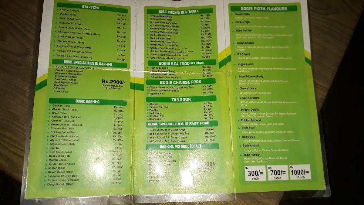 Menu Cafe Bogie-8