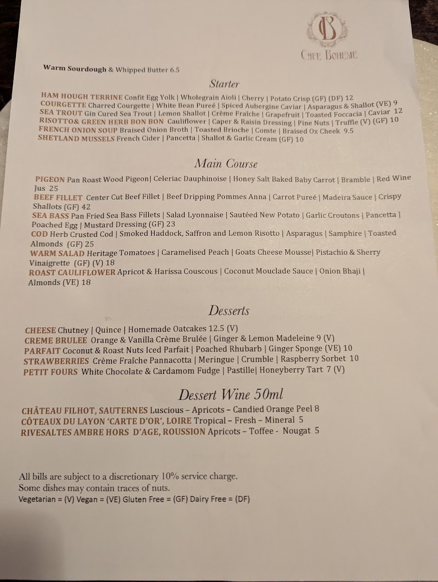 Menu Café Bohème-2