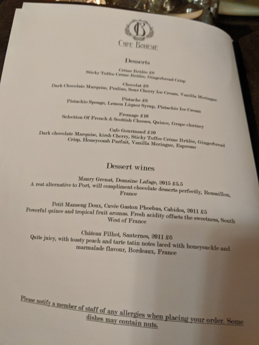 Menu Café Bohème-7
