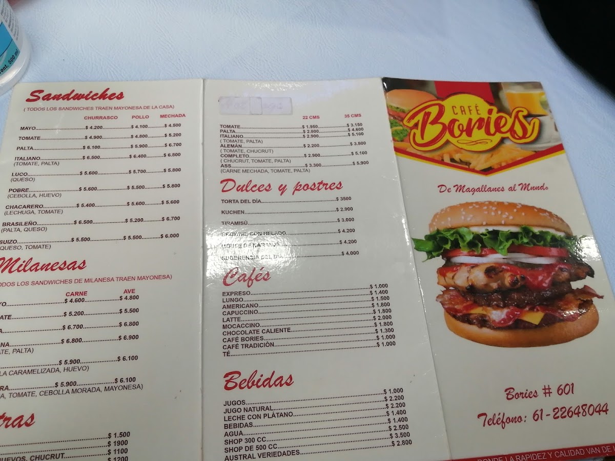 Menu Cafe Bories-1