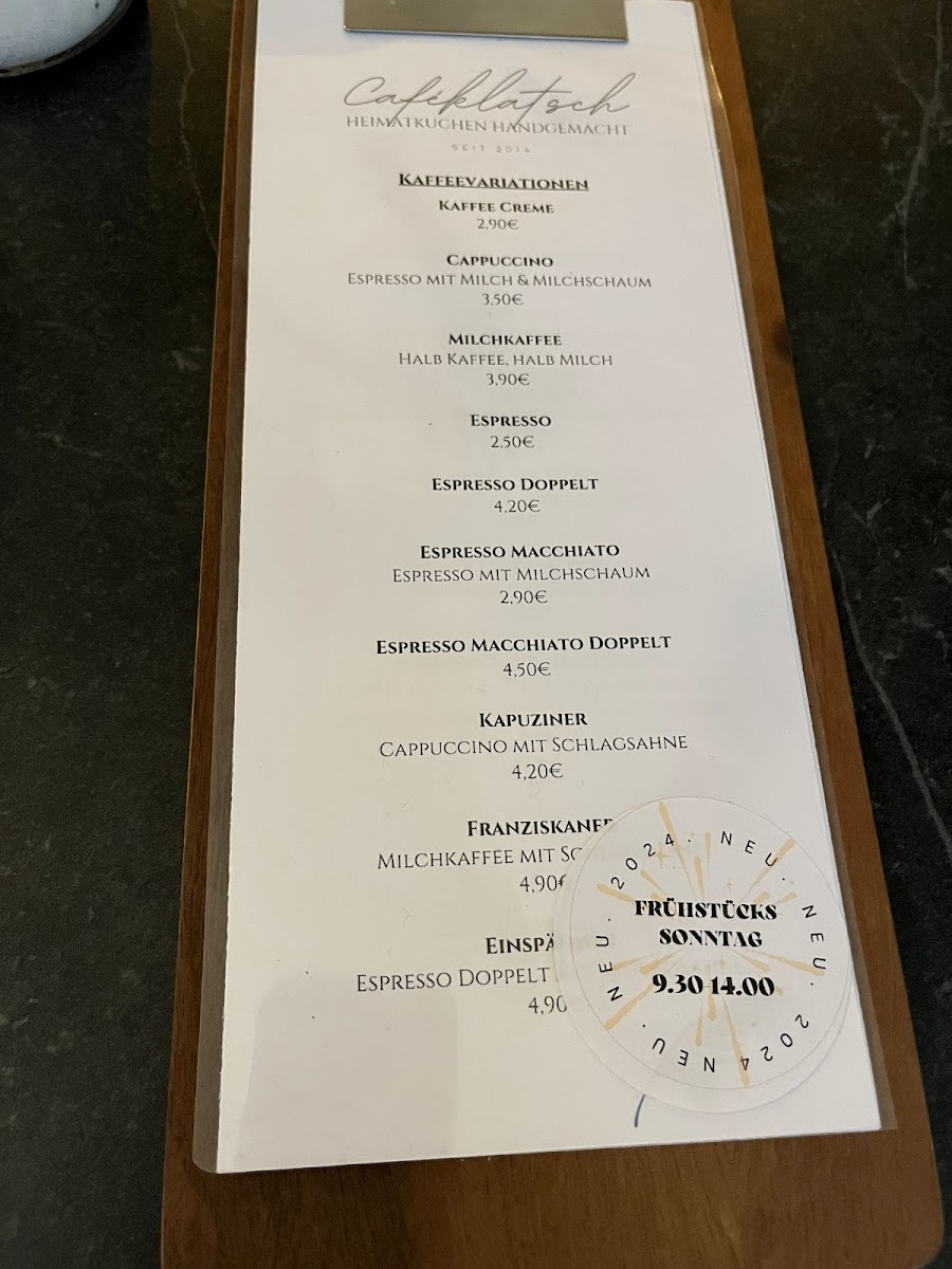 Menu Café Caféklatsch-7
