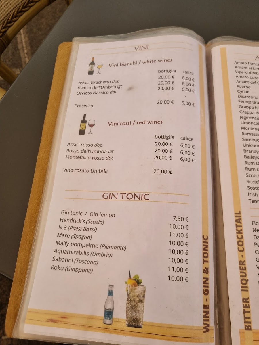 Menu Cafe' Central-9