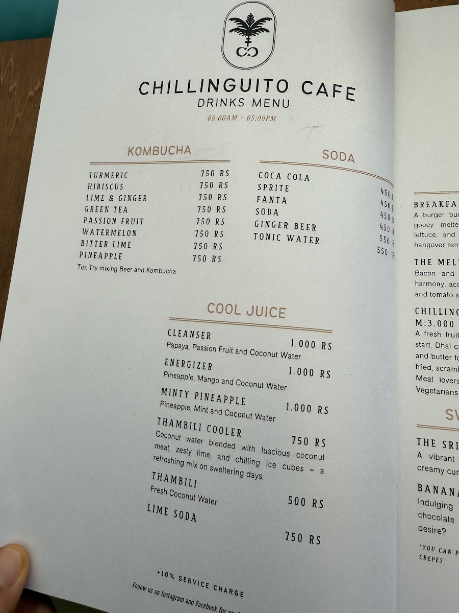 Menu Café Ceylon Ahangama-10