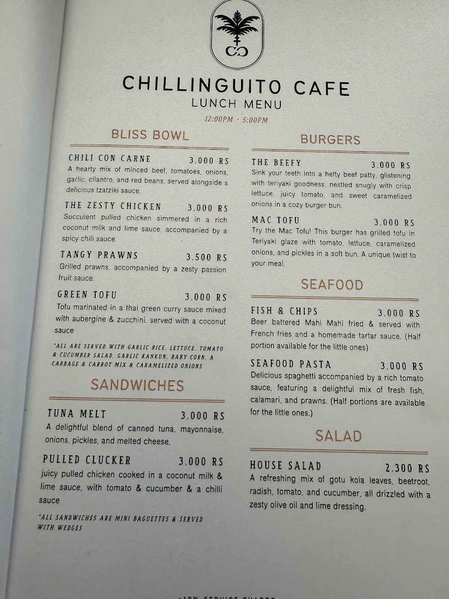 Menu Café Ceylon Ahangama-2
