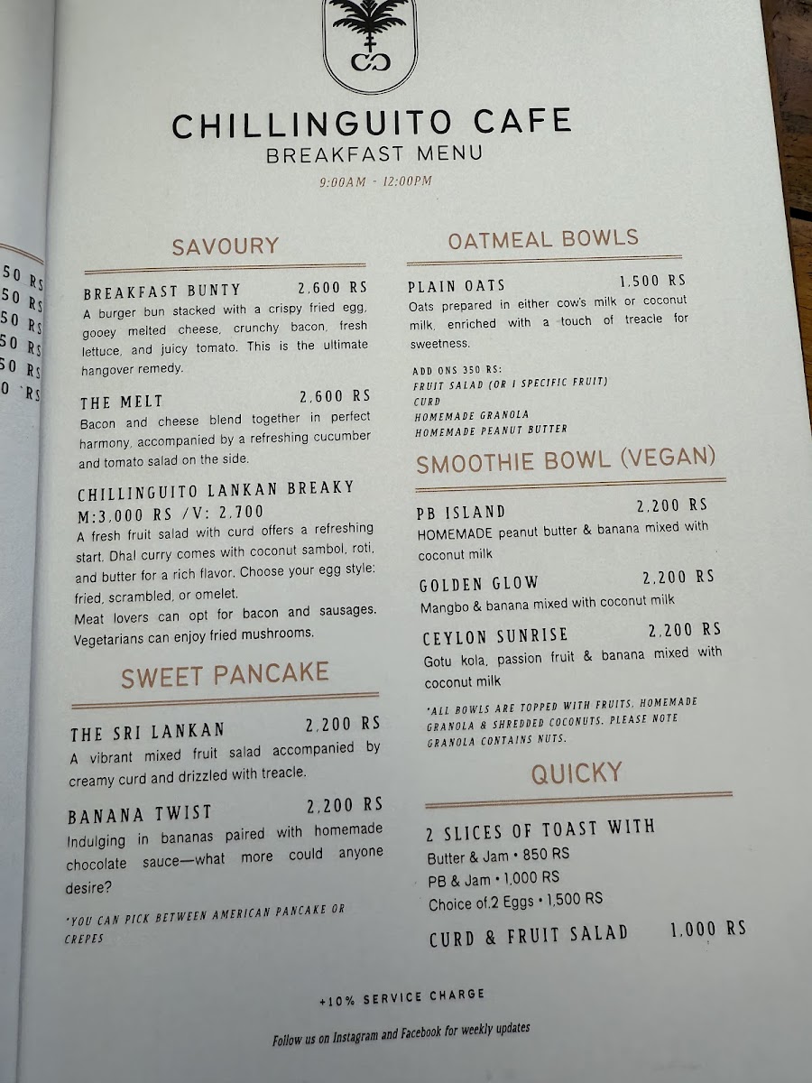 Menu Café Ceylon Ahangama-4
