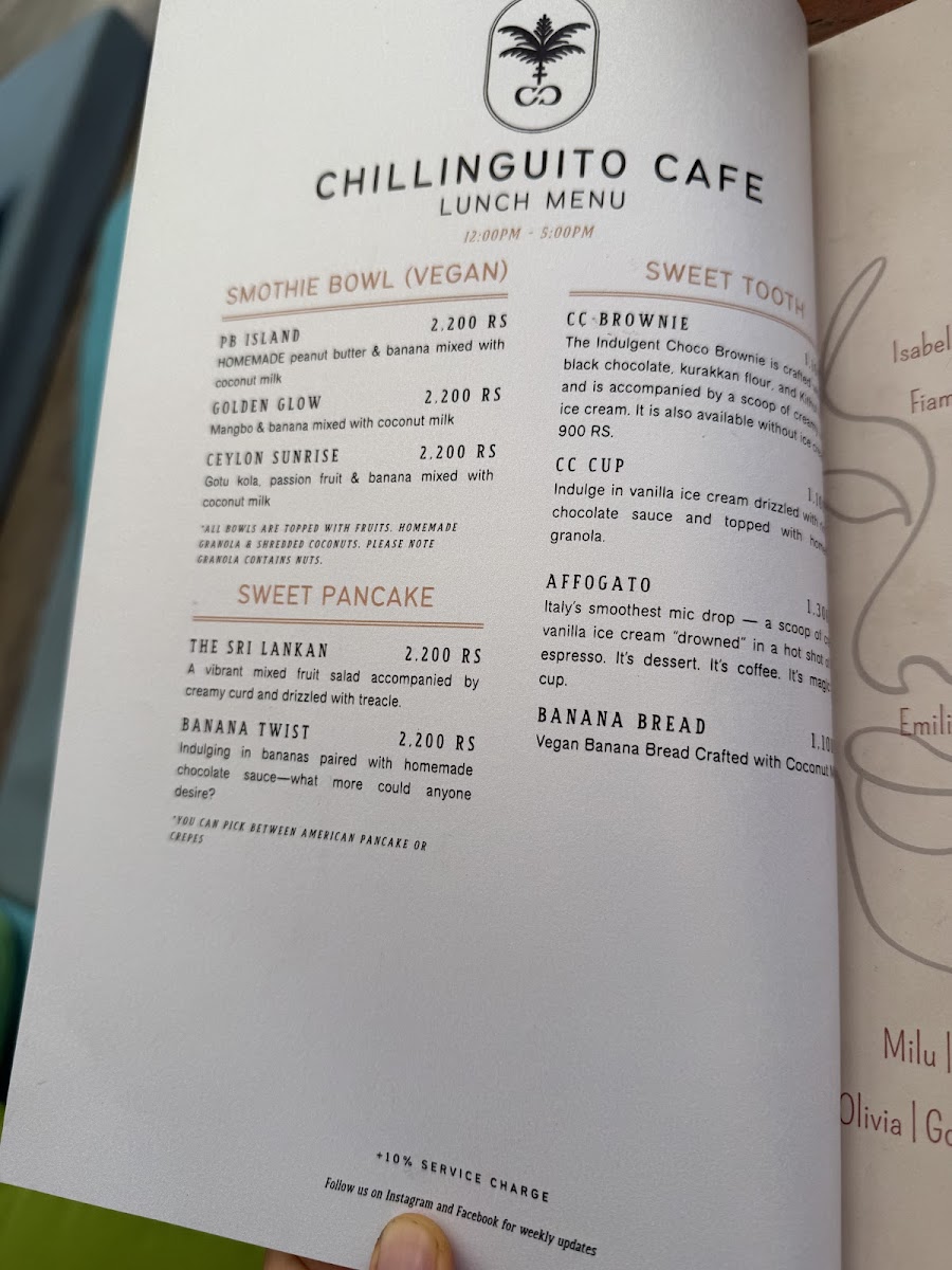 Menu Café Ceylon Ahangama-8