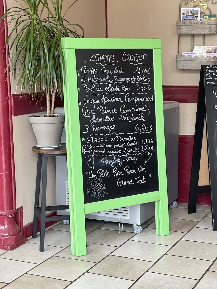 Menu Café Chez Dupont-5