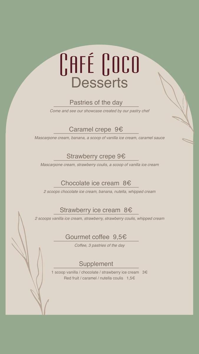 Menu Café Coco - Brunch, Lunch & More In Nice-7