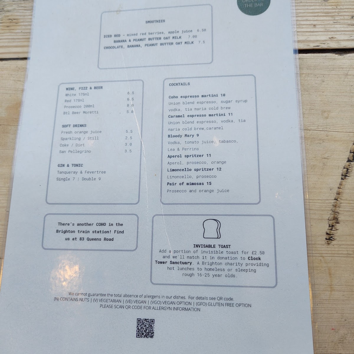 Menu Cafe Coho-4