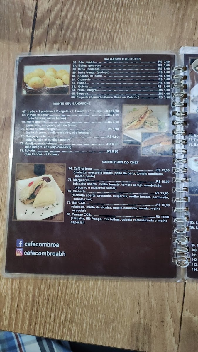 Menu Café Com Broa-7